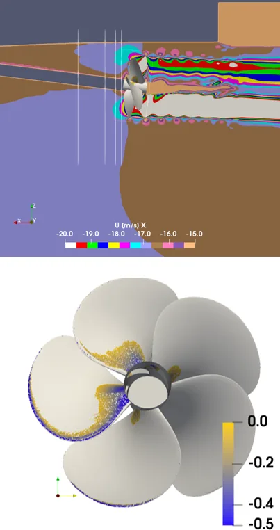 Cavitation - AI-optimised propeller design