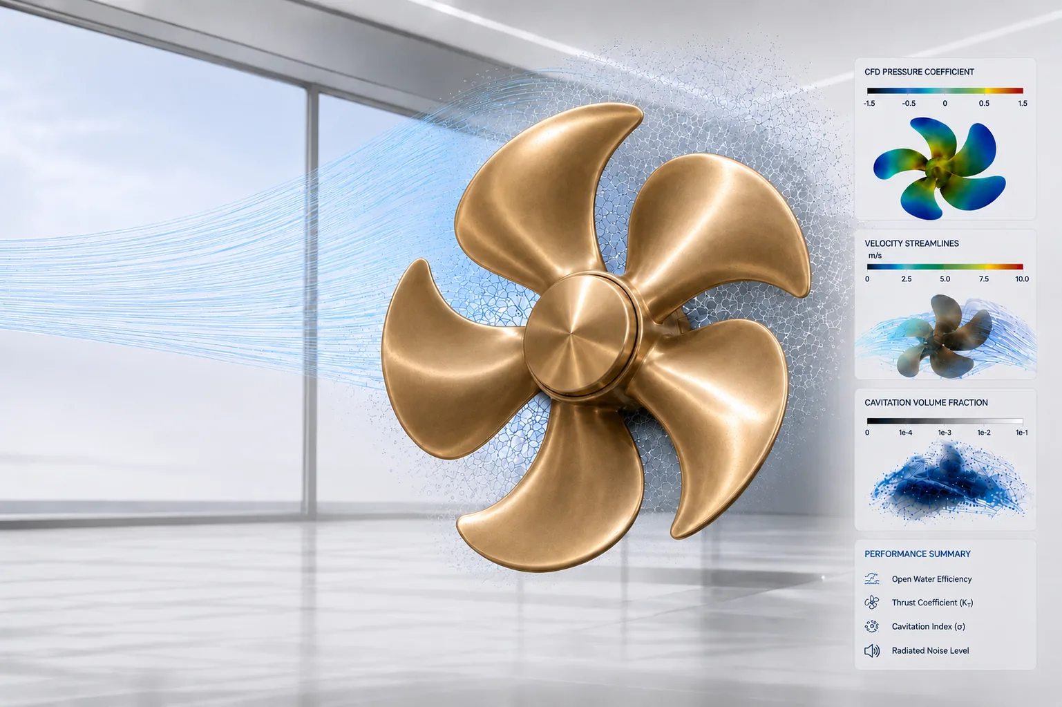 Intelligent design - AI-assisted design, simulation and optimisation of a Meridian marine propeller